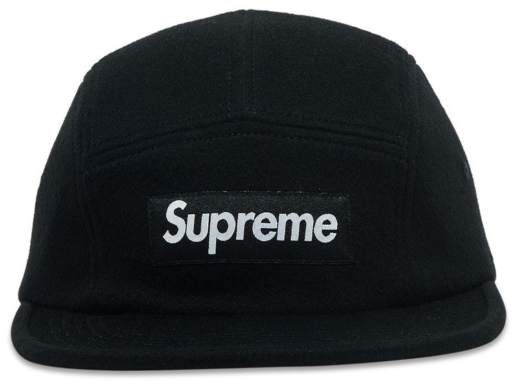 Supreme Wool Camp Cap Black
