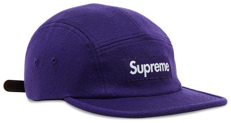 Supreme Wool Camp Cap Purple