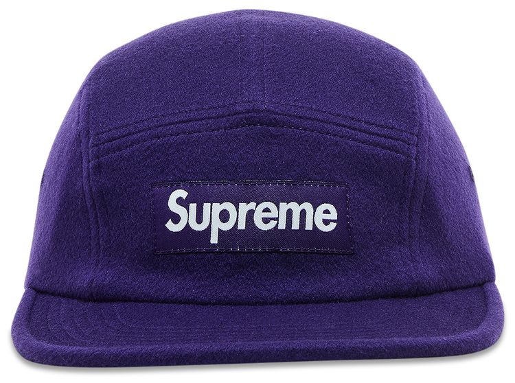 Supreme Wool Camp Cap Purple