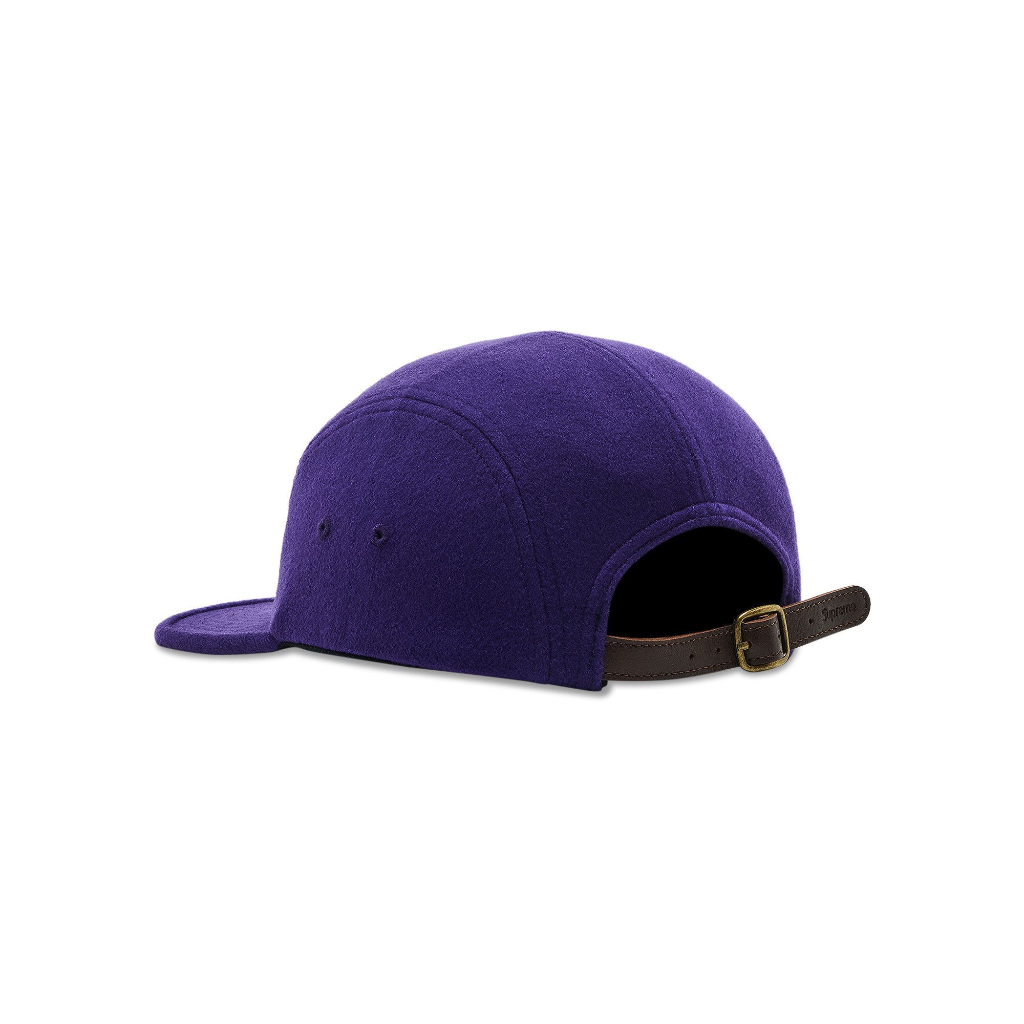 Buy Supreme Wool Camp Cap 'Purple' - FW24H101 PURPLE | GOAT