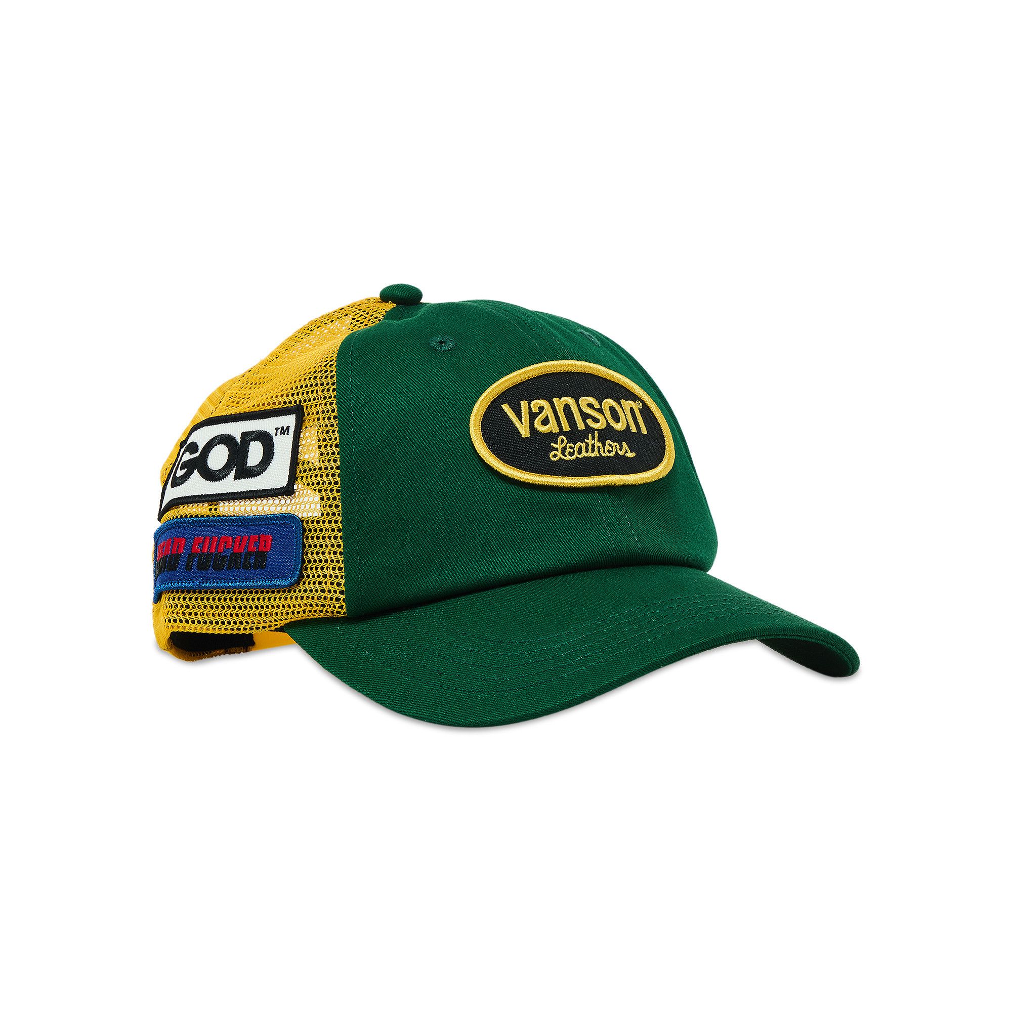 Supreme x HYSTERIC GLAMOUR x Vanson Leather Mesh Back 6-Panel 'Green'