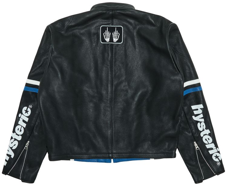 Supreme x HYSTERIC GLAMOUR x Vanson Leather Jacket Black