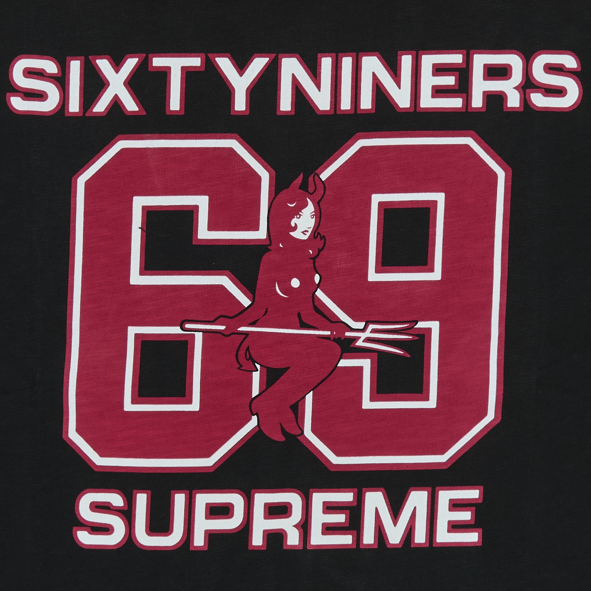 Size xl Supreme x HYSTERIC GLAMOUR 69 Football Top 'Black'