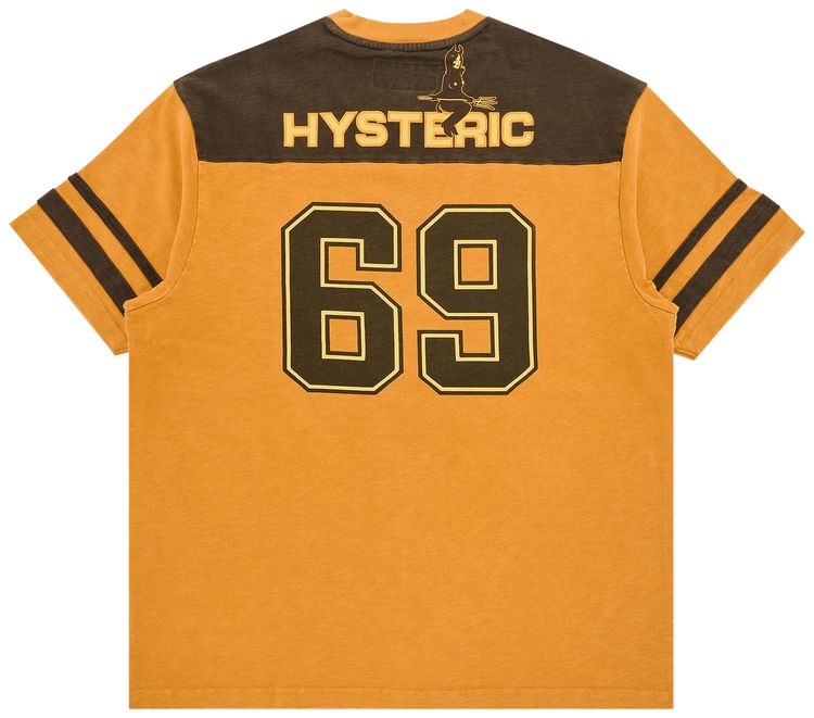 Supreme x HYSTERIC GLAMOUR 69 Football Top Light Orange