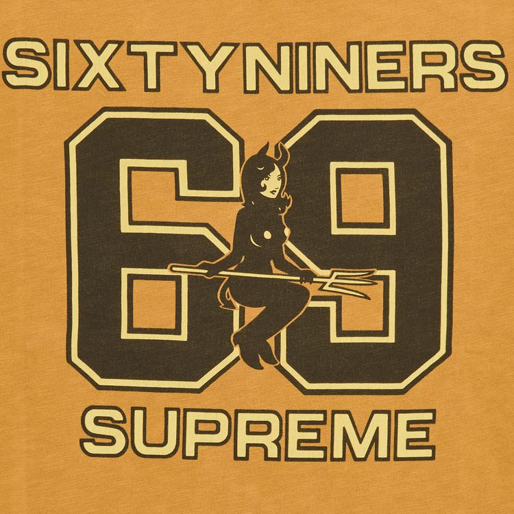 Supreme x HYSTERIC GLAMOUR 69 Football Top Light Orange