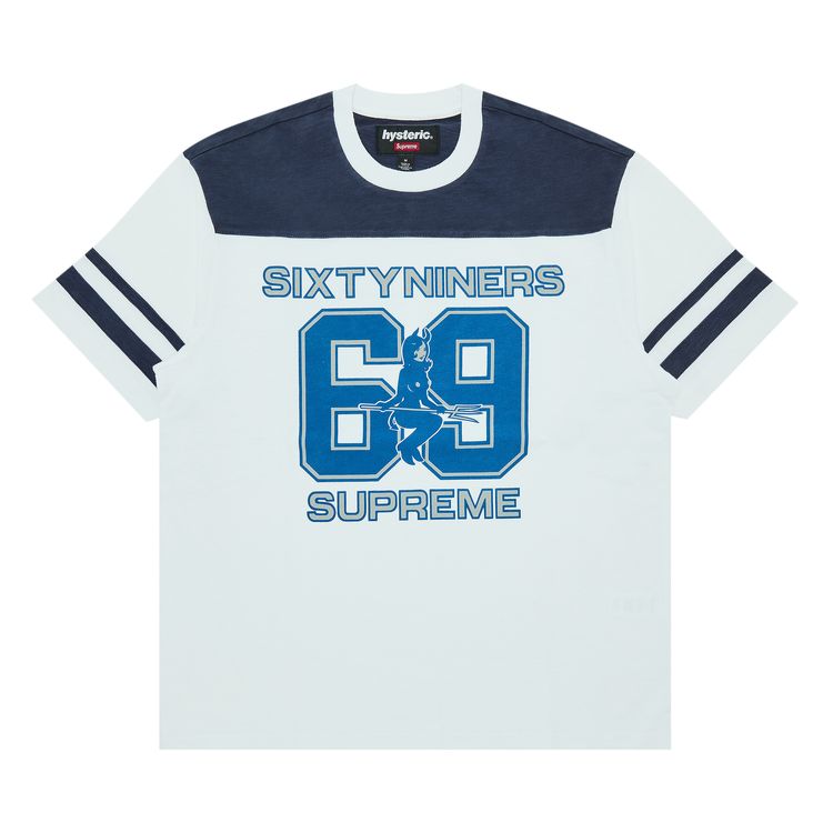 Supreme x HYSTERIC GLAMOUR 69 Football Top White