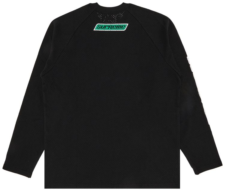 Supreme x HYSTERIC GLAMOUR Mesh Long Sleeve Top Black