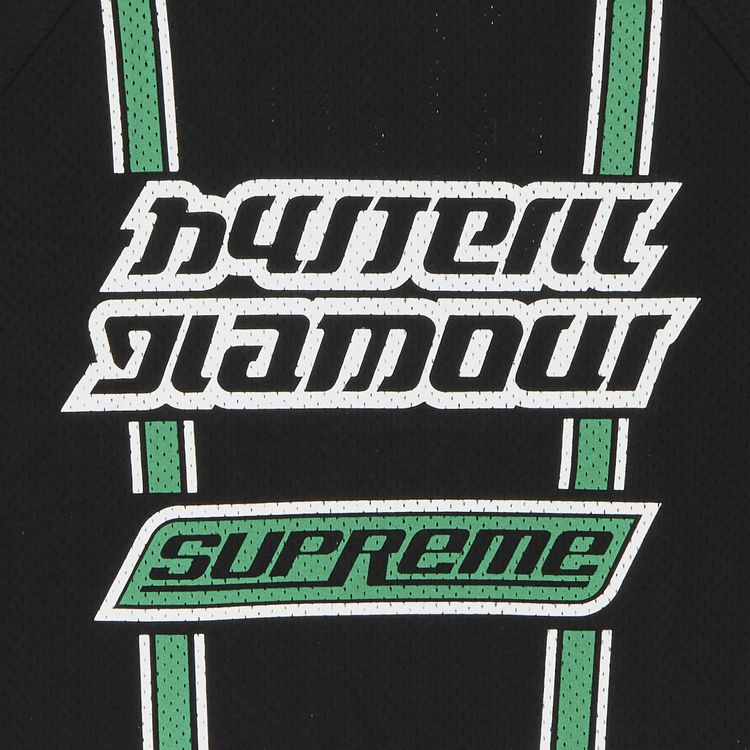 Supreme x HYSTERIC GLAMOUR Mesh Long Sleeve Top Black