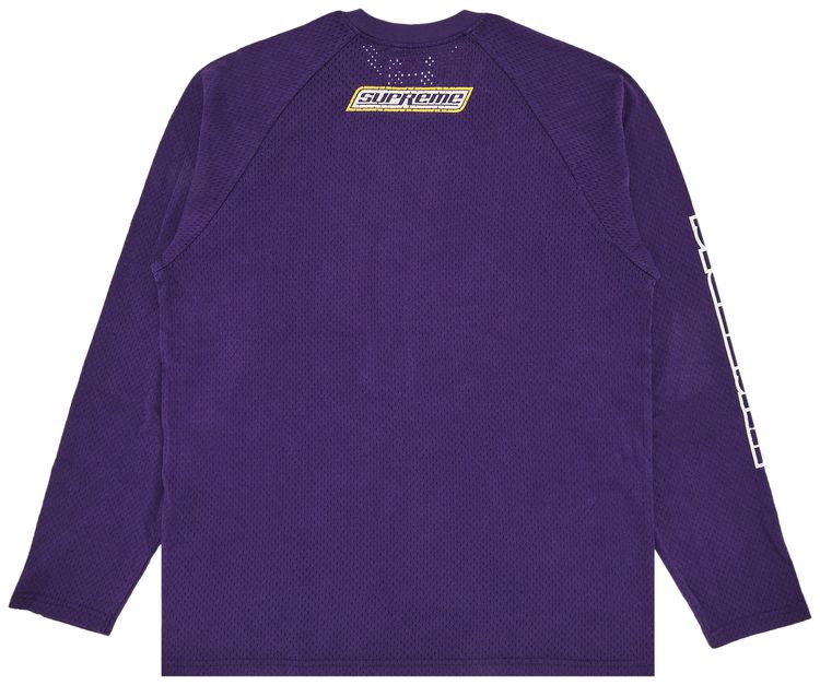 Supreme x HYSTERIC GLAMOUR Mesh Long Sleeve Top Purple