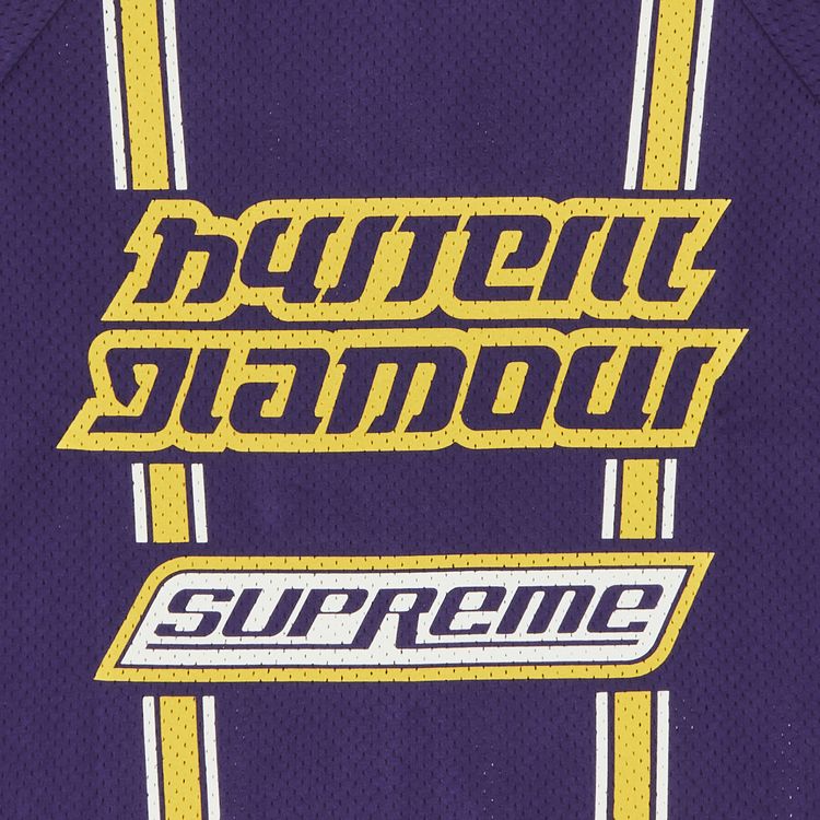 Supreme x HYSTERIC GLAMOUR Mesh Long Sleeve Top Purple