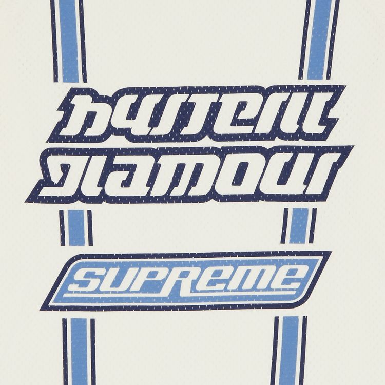 Supreme x HYSTERIC GLAMOUR Mesh Long Sleeve Top White