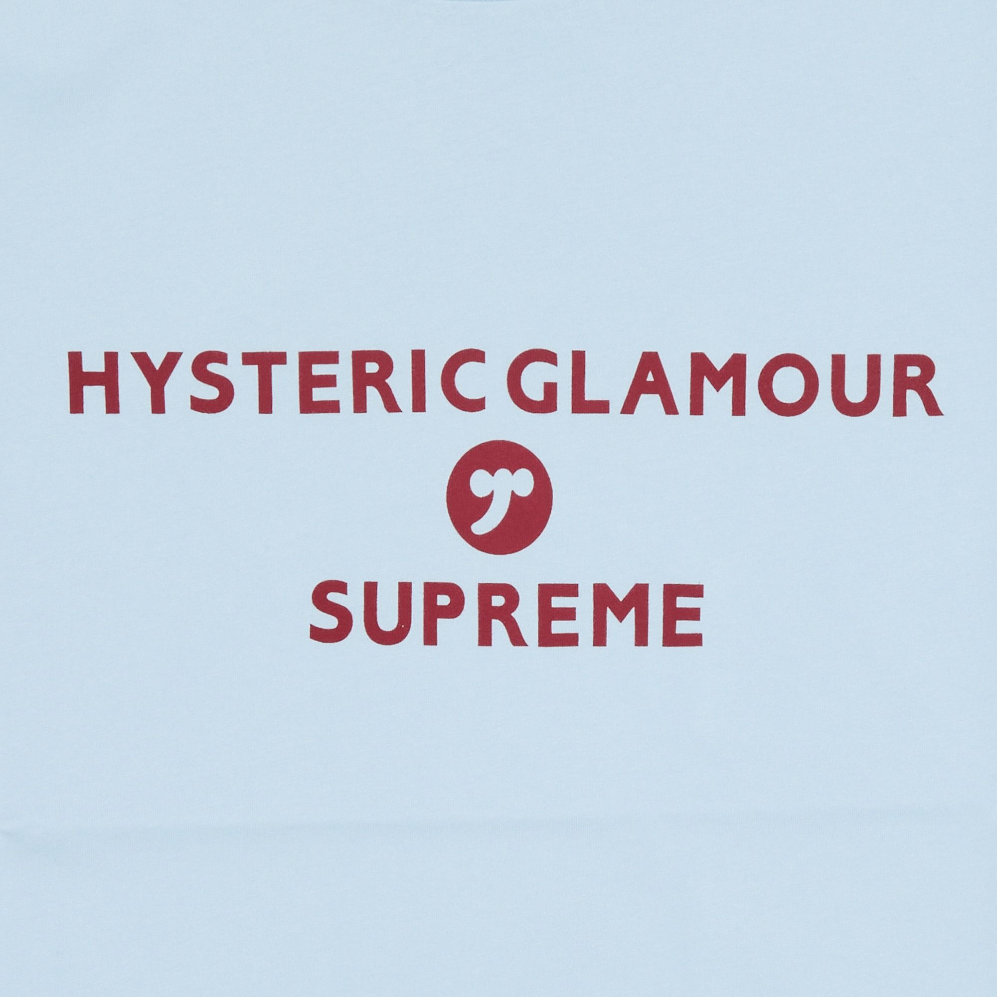 Buy Supreme x HYSTERIC GLAMOUR Baby Tee 'Light Blue