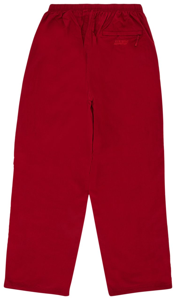 Supreme x HYSTERIC GLAMOUR Track Pant Red