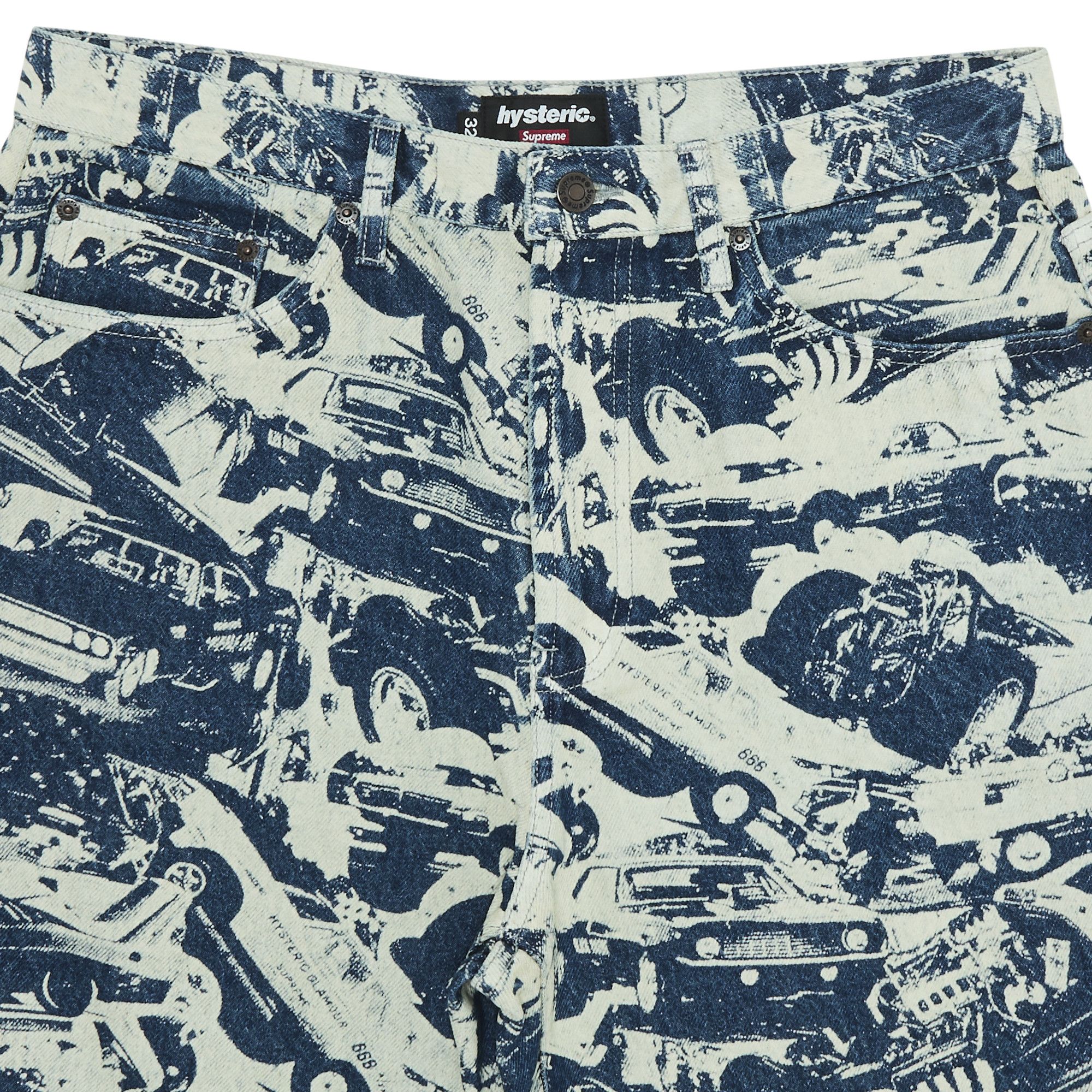 Supreme HYSTERIC GLAMOUR Cars Baggy Jean (FW24) - $188