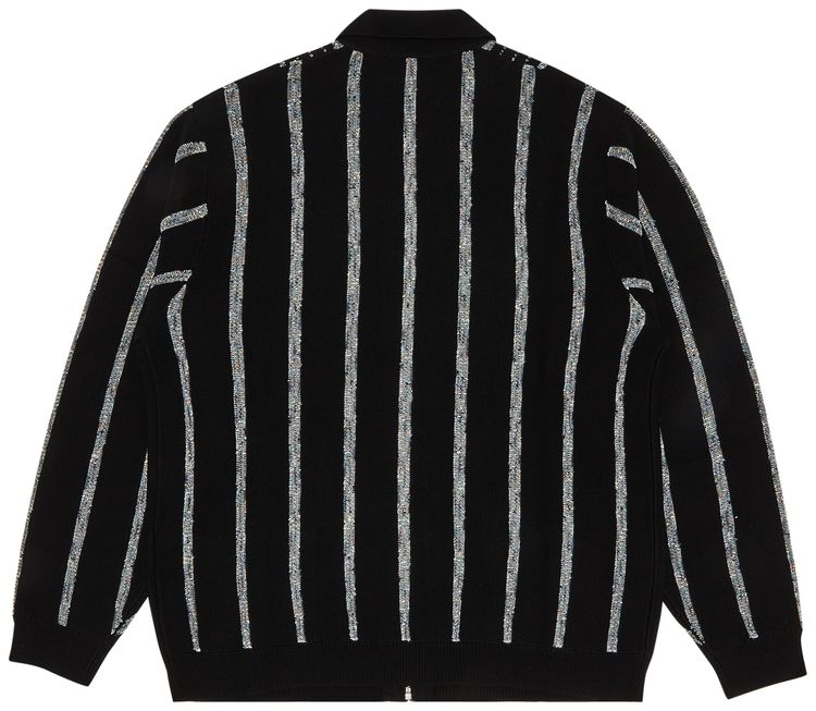 Buy Supreme Speckle Stripe Zip Up Cardigan 