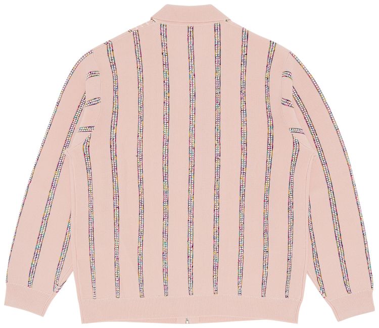 Buy Supreme Speckle Stripe Zip Up Cardigan 
