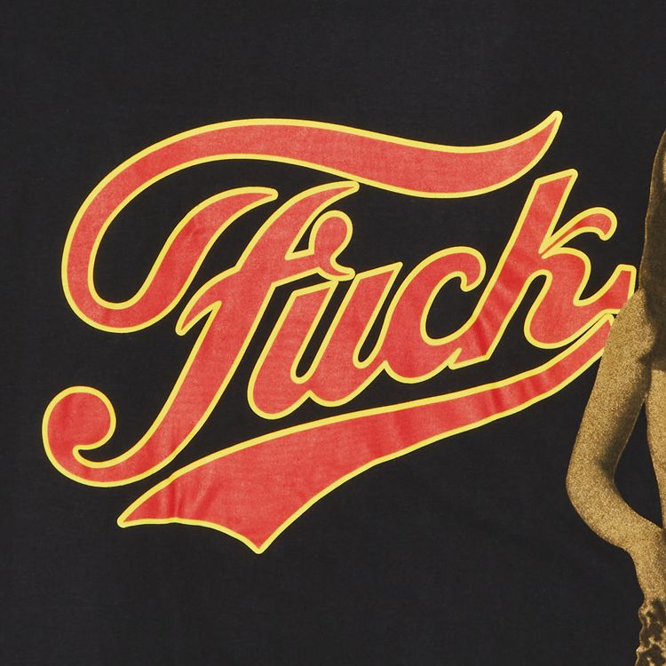 Supreme x HYSTERIC GLAMOUR Fuck Tee Black