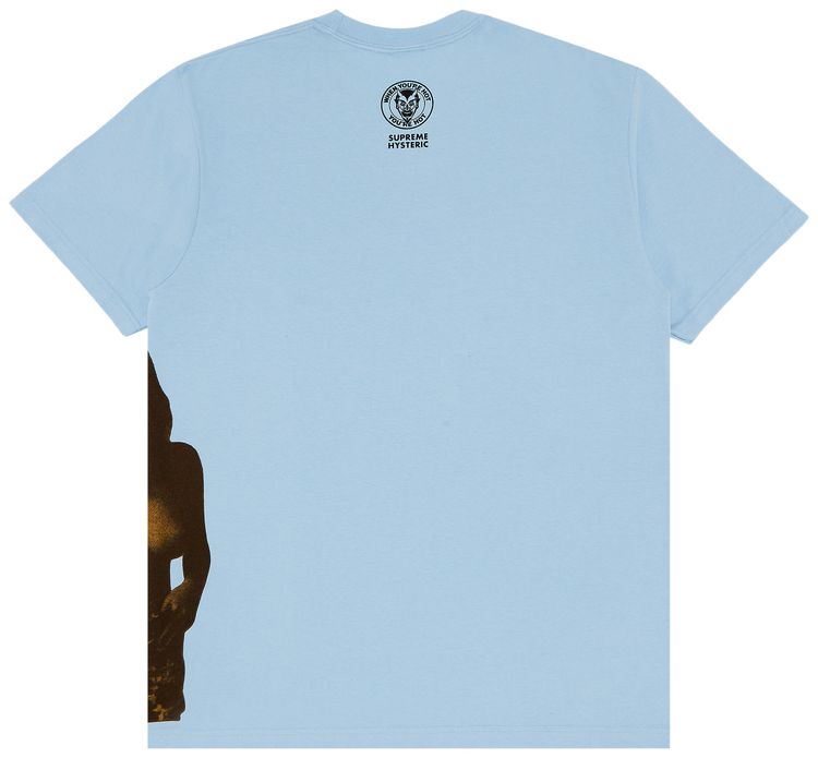 Supreme x HYSTERIC GLAMOUR Fuck Tee Powder Blue