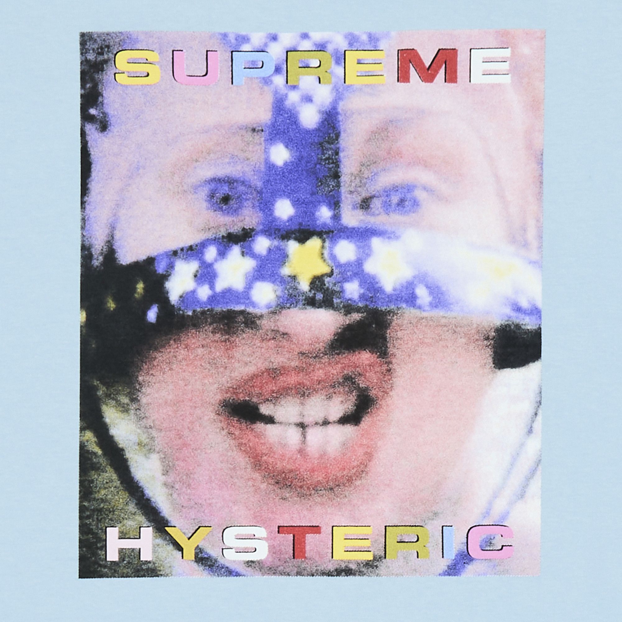 Supreme Hysteric Glamour Headcase Tee Light Blue Men's