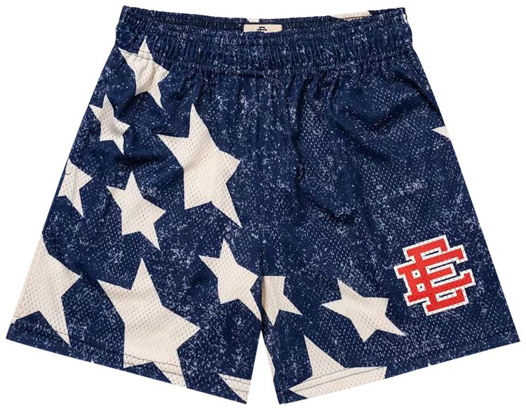 Eric Emanuel EE Basic Short Denim Stars