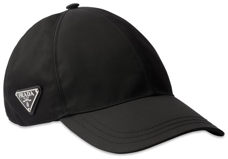 Prada Re Nylon Baseball Cap Black