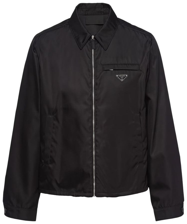 Prada Re Nylon Blouson Jacket Black