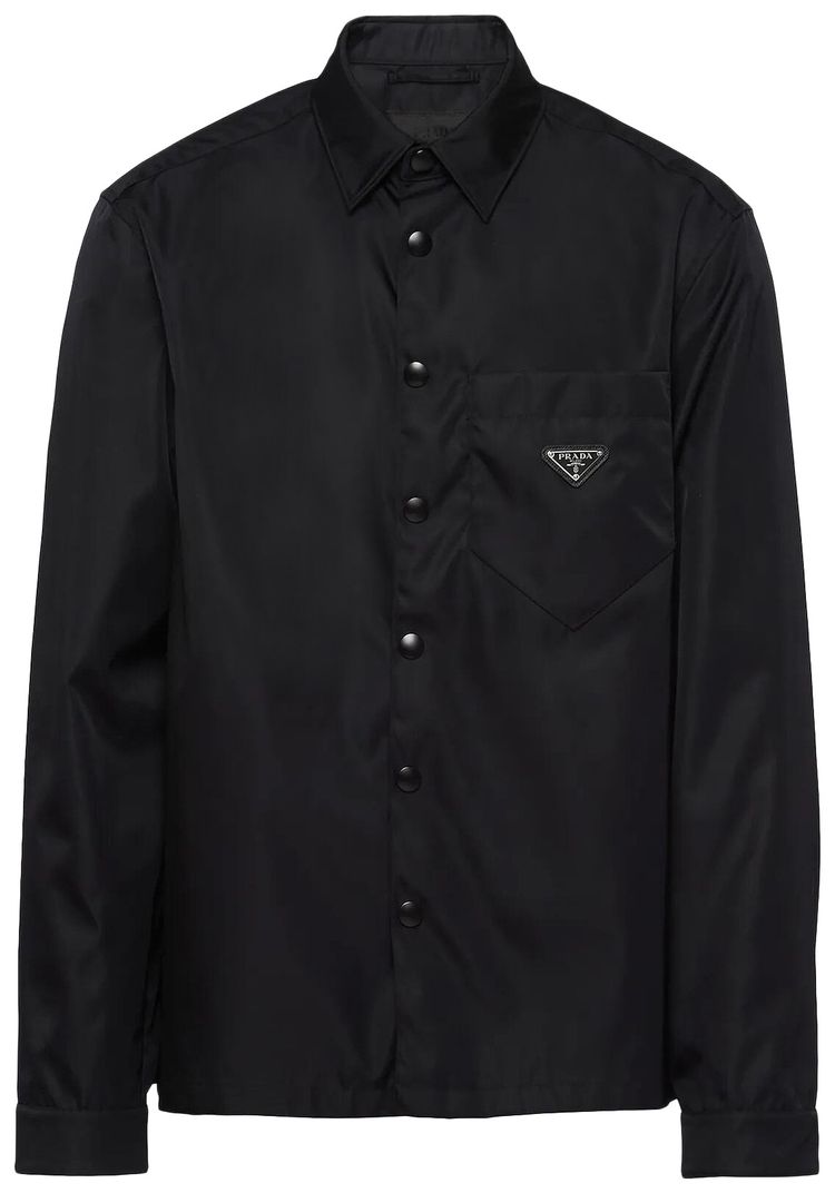 Prada Re Nylon Shirt Black