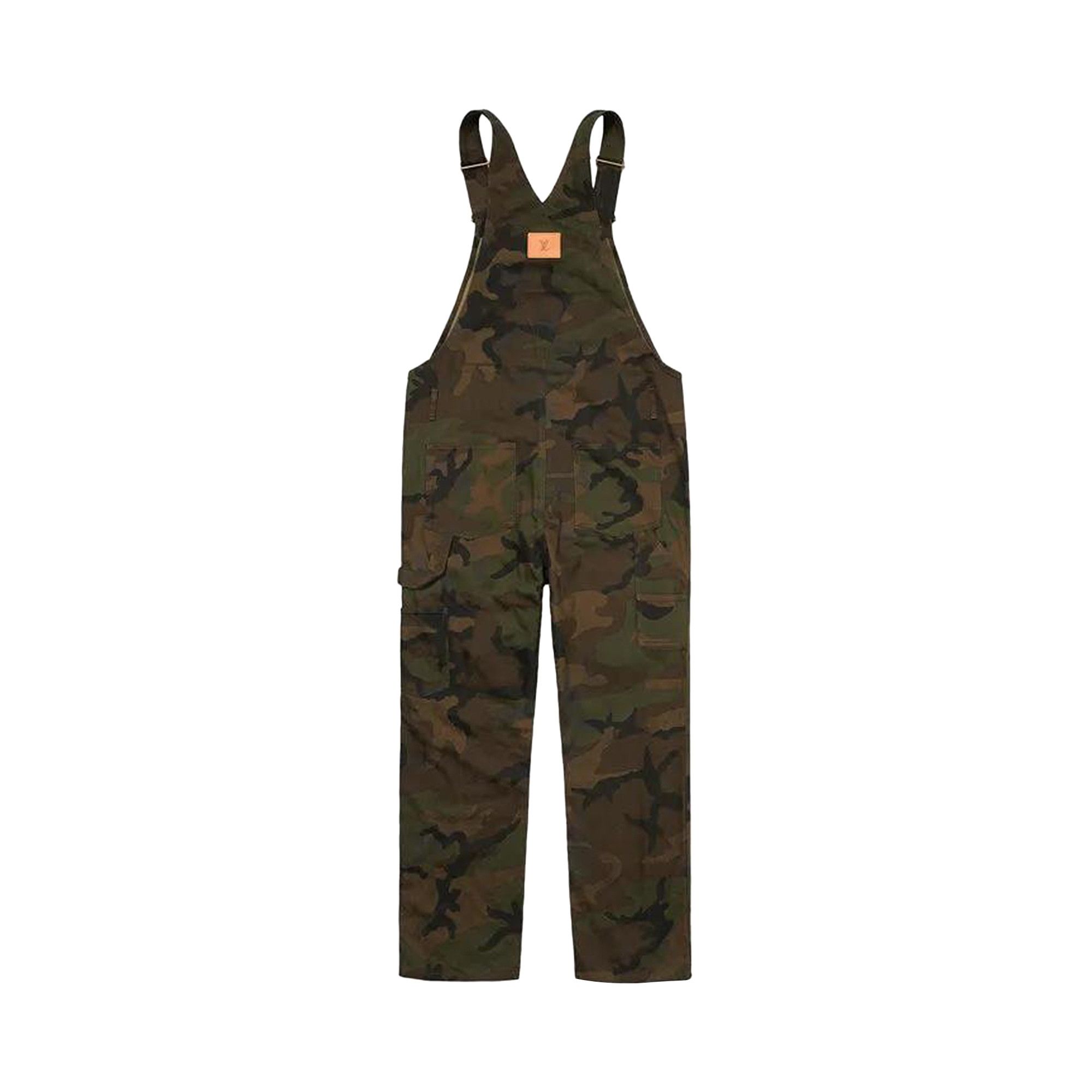 宅配便配送 Buy Louis Vuitton x Supreme Jacquard Denim Overalls 'Camo パンツ