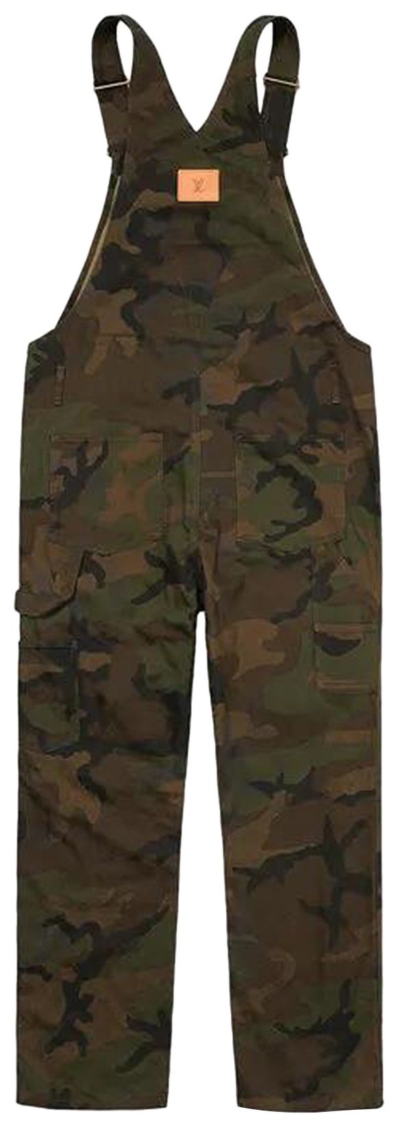 Louis Vuitton x Supreme Jacquard Denim Overalls Camo