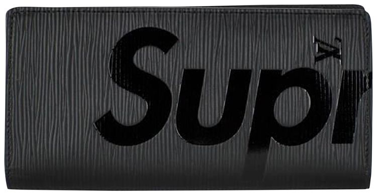 Louis Vuitton x Supreme Brazza Wallet Black