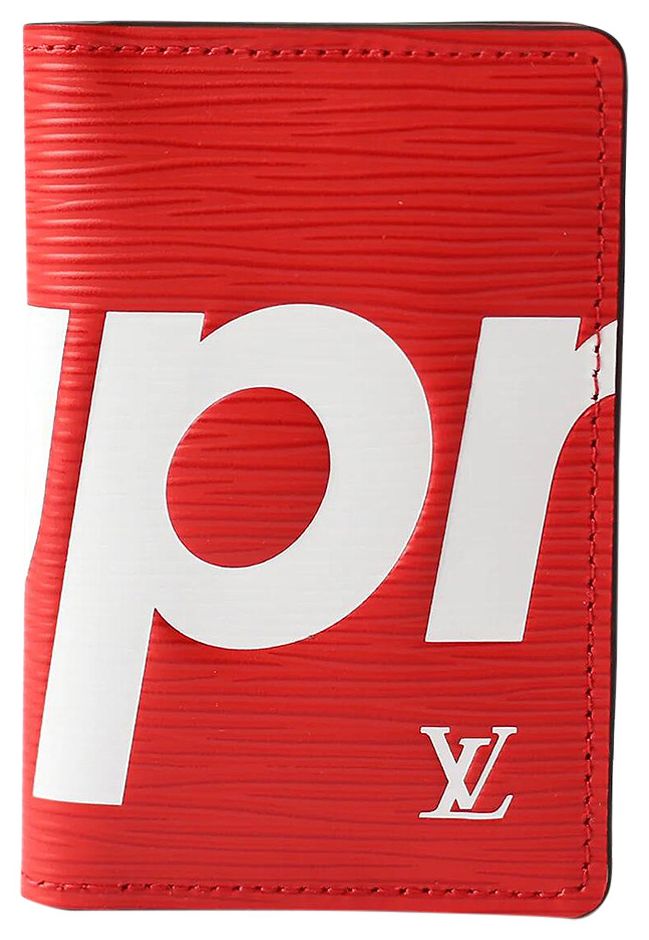 Louis Vuitton x Supreme Pocket Organizer Red