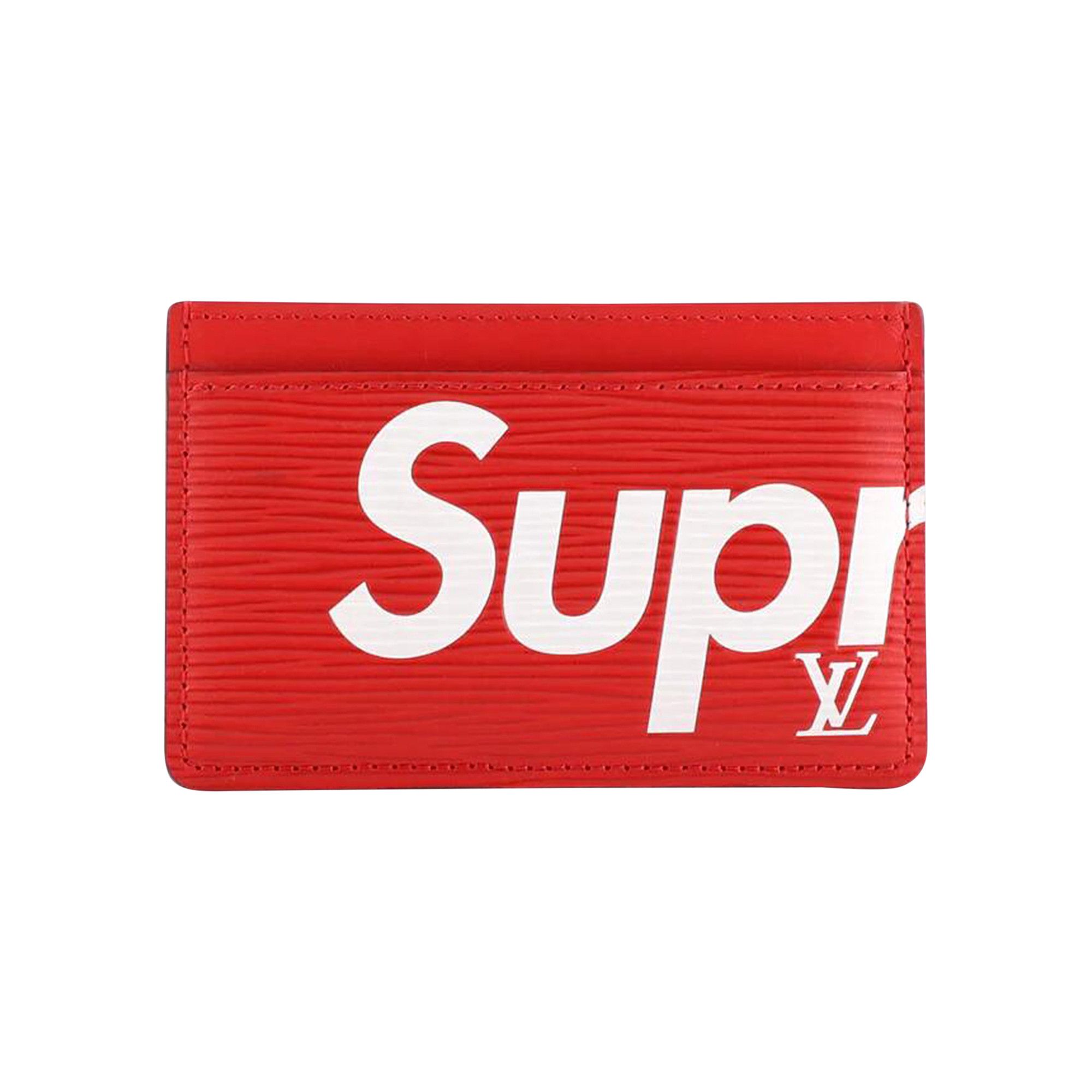 Buy Louis Vuitton x Supreme Porte Carte Simple 'Red' - 00049