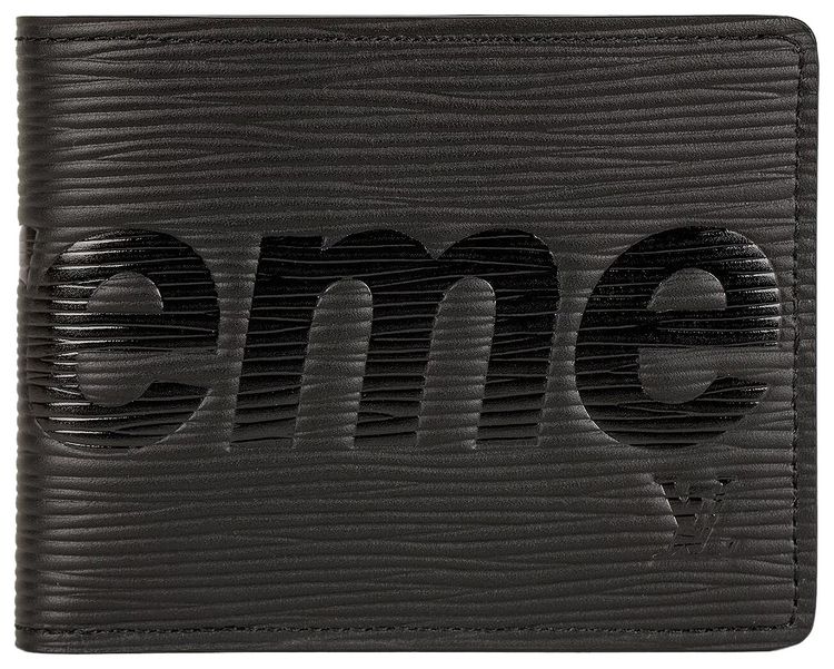Louis Vuitton x Supreme Slender Wallet Black
