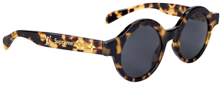 Louis Vuitton x Supreme Downtown Sunglasses Tortoise
