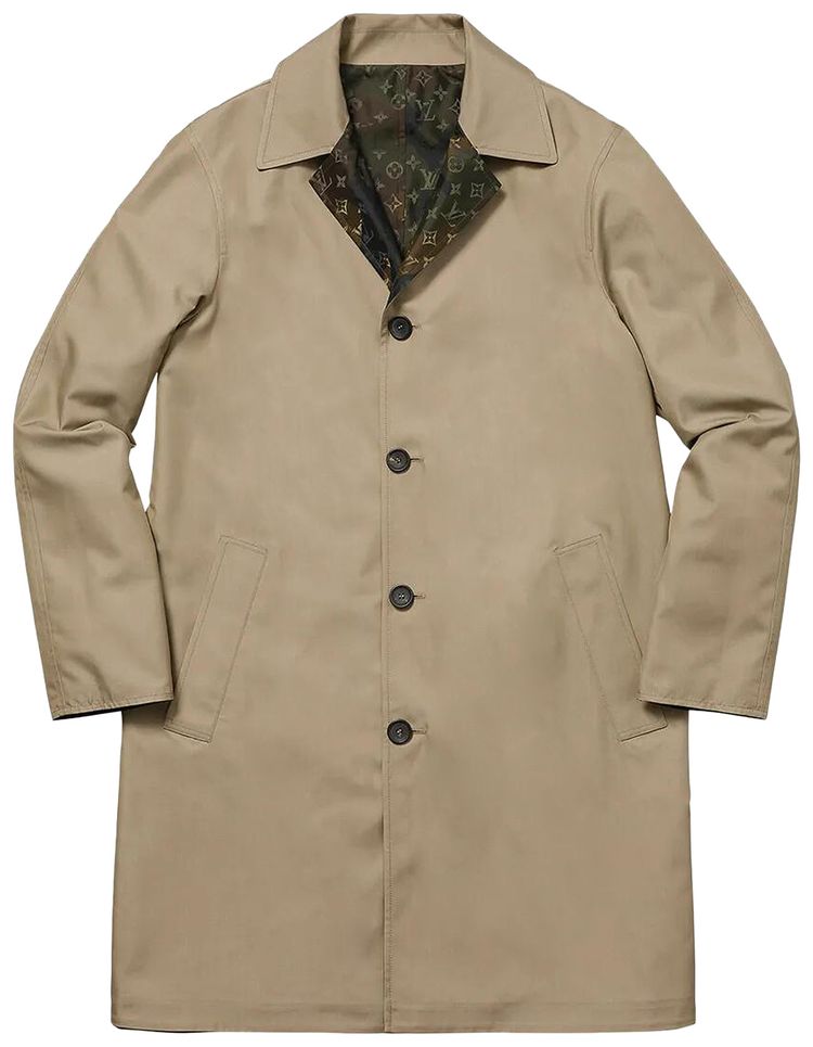 Louis Vuitton x Supreme Reversible Trench Coat Camo