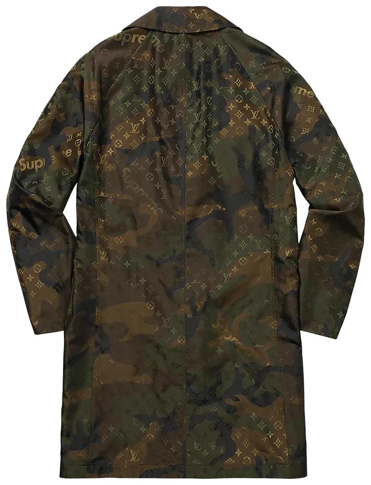 Louis Vuitton x Supreme Reversible Trench Coat Camo