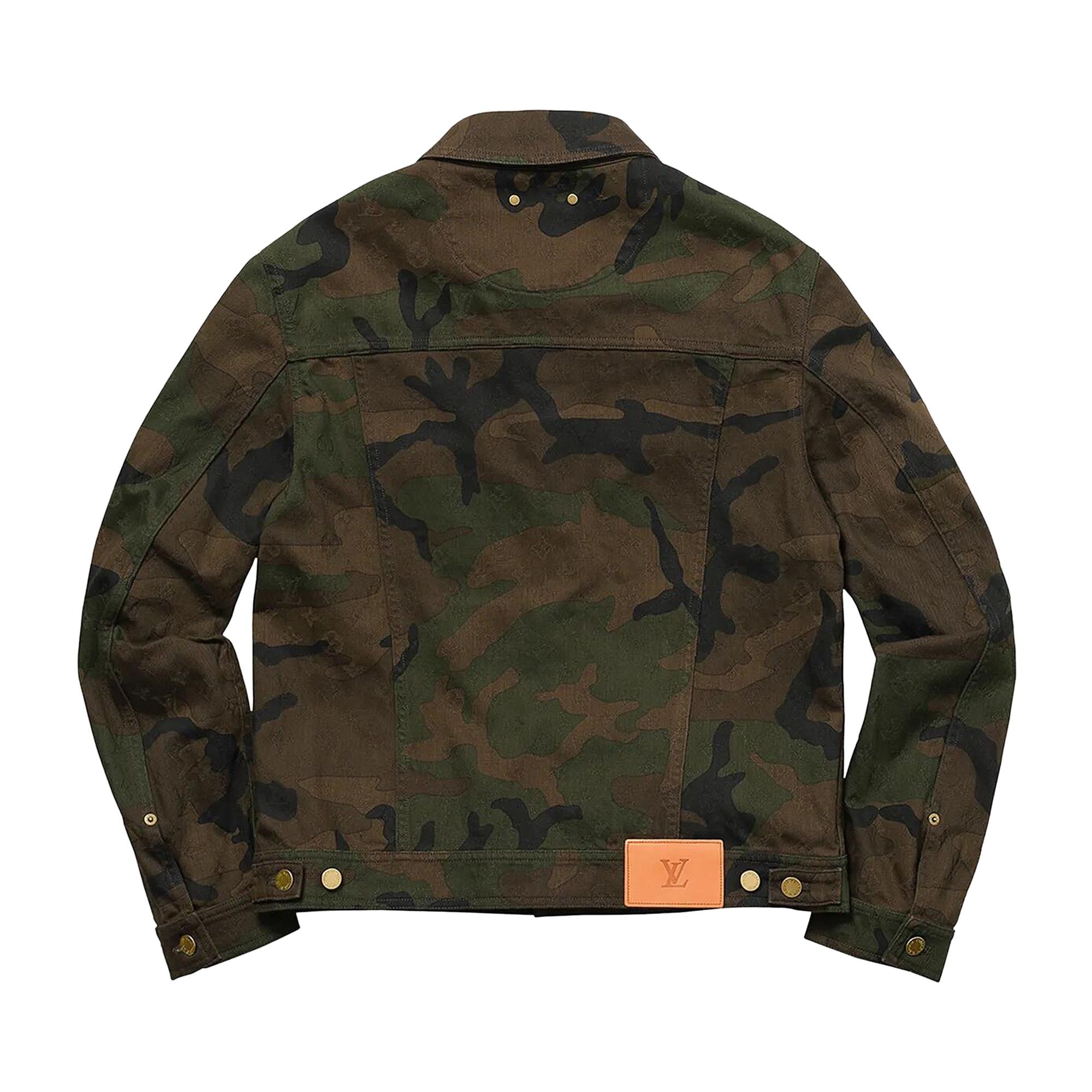 ジャケット・アウター Supreme LOUIS VUITTON LV Jacquard Denim Supreme x Louis Vuitton Jacquard Denim Trucker Jacket Blue