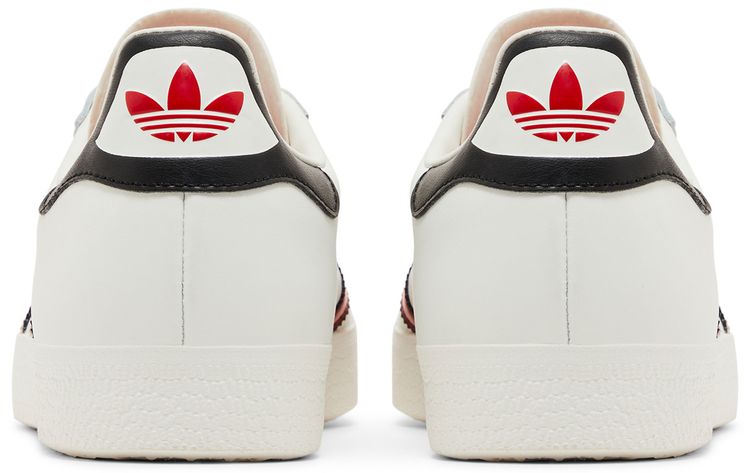 Adidas Gazelle White Scarlet Black
