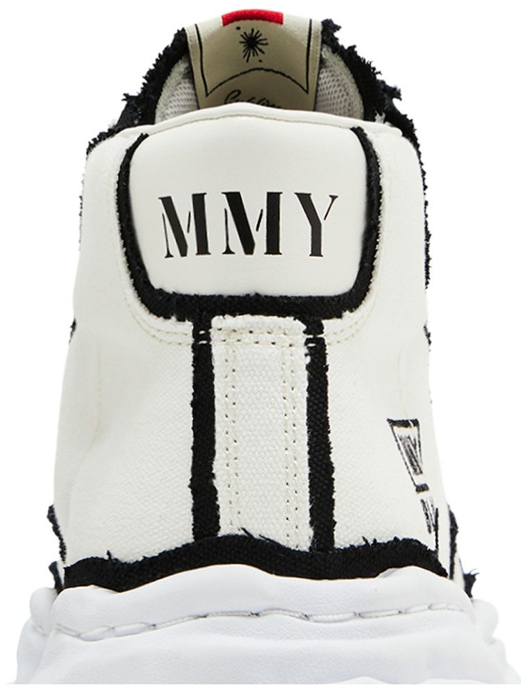 Maison Mihara Yasuhiro Blakey Overhanging Canvas High White