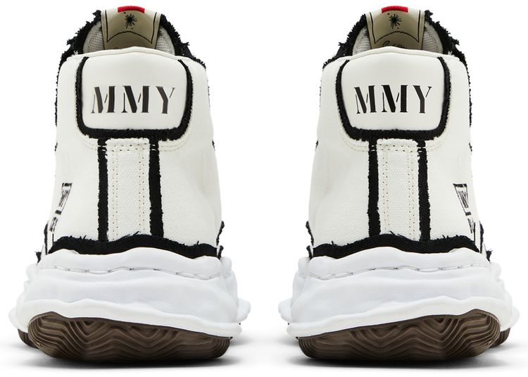 Maison Mihara Yasuhiro Blakey Overhanging Canvas High White