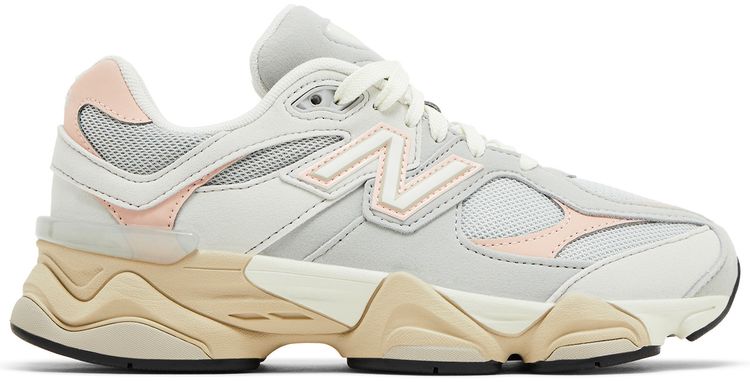 New Balance 9060 Big Kid Wide Grey Matter Pink Haze