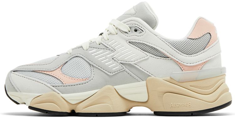 New Balance 9060 Big Kid Wide Grey Matter Pink Haze