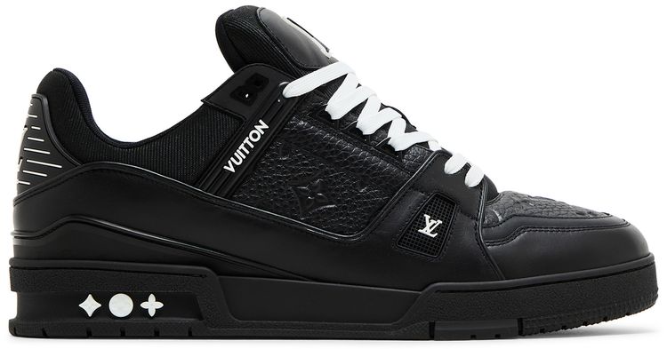 Louis Vuitton Trainer Embossed Monogram   Black