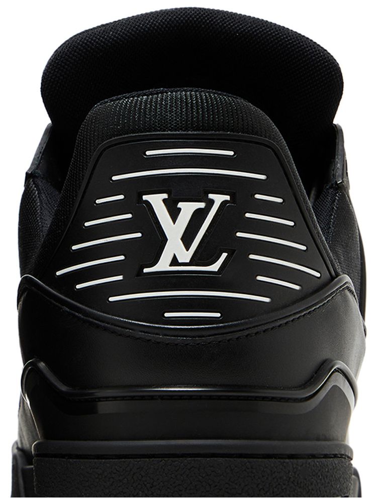 Louis Vuitton Trainer Embossed Monogram   Black