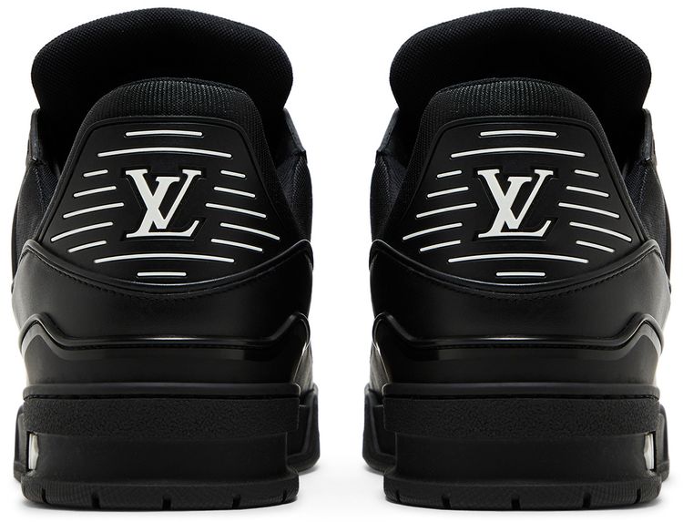 Louis Vuitton Trainer Embossed Monogram   Black