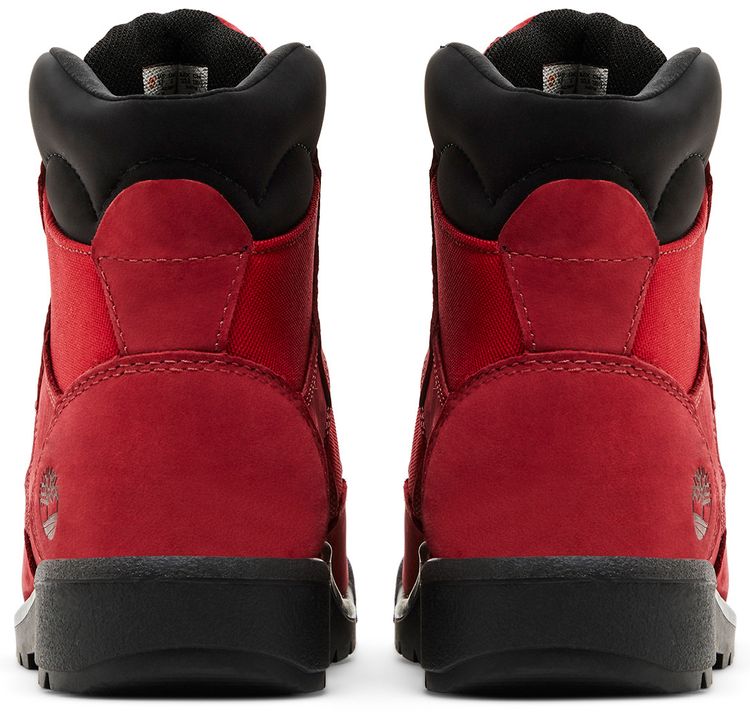 Timberland 6 Inch Field Boot Junior Dark Red Black