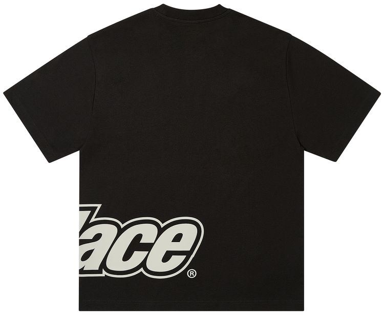 Palace Border Logo T Shirt Black