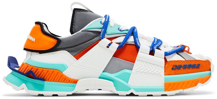 Dolce  Gabbana Space Sneaker Orange Aqua