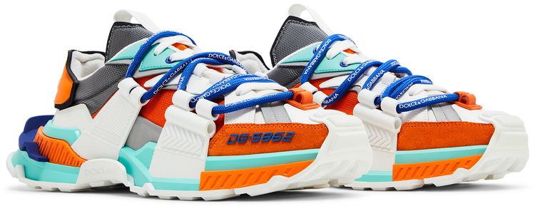 Dolce  Gabbana Space Sneaker Orange Aqua