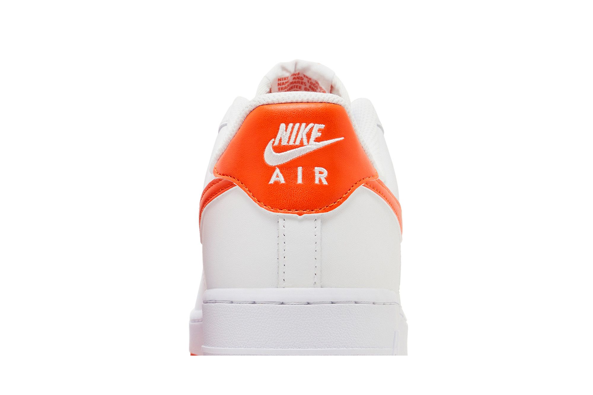 nike air orange tick